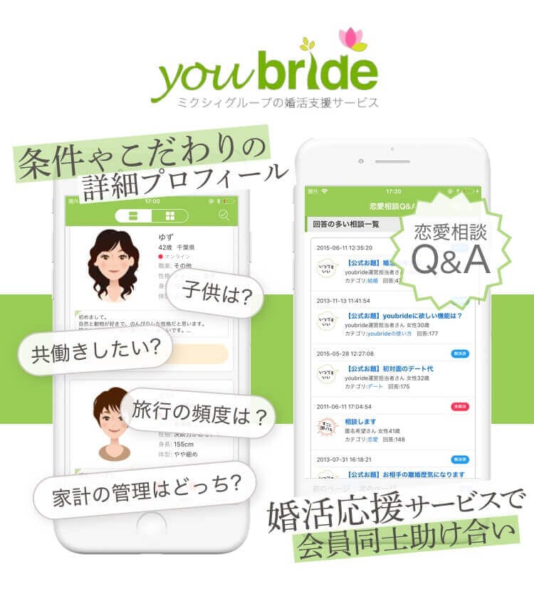 ユー ブライド 恋愛 相談